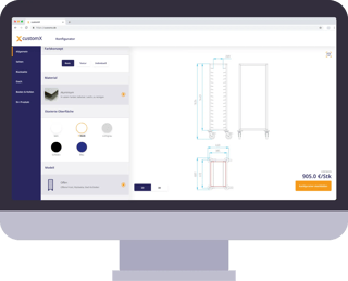 Frontend Webkonfiguration User Interface Design